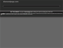 Tablet Screenshot of diamondpage.com